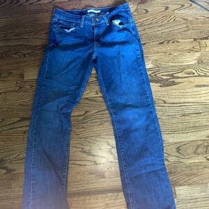 Levi's Women's Deep Blue Boot Cut Jeans